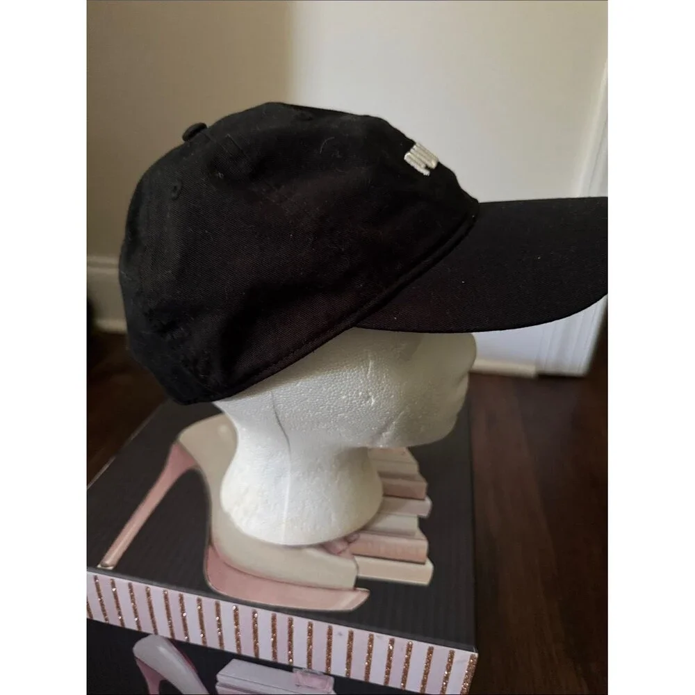 Puma Black Cap with White Embroidered Logo